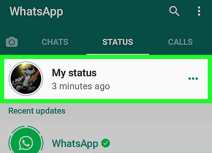 以知道谁在 WhatsApp Step 9 上查看过您的状态