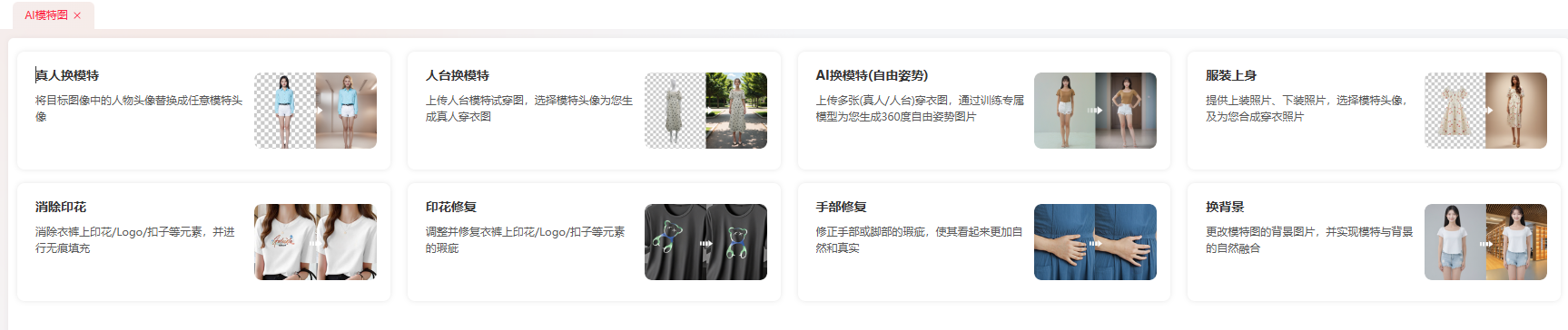 AI模特图